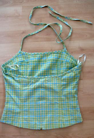 Zelený letný topík, l