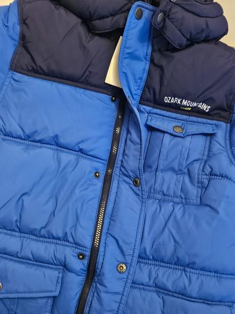 Modrá bunda, h&m,158