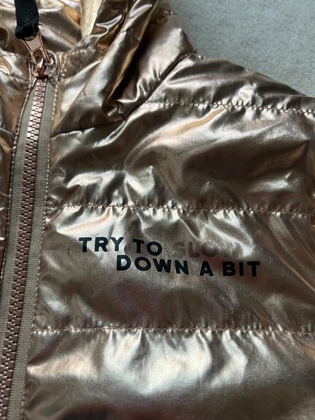 Prechodná zlatá bunda pre dievča, coccodrillo,122