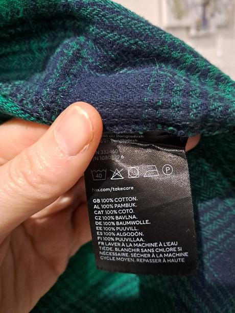 H&m oversize hrubšia košeľa, h&m