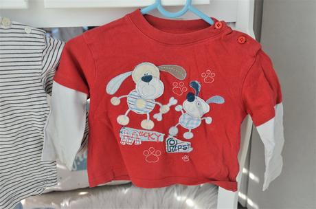 2x tričko-68/74, 68