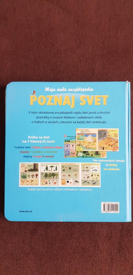 Kniha - detska encyklopedia poznaj svet, 