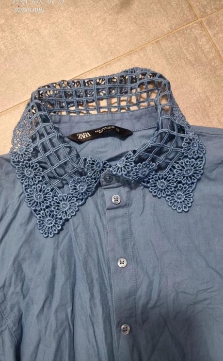 Bluzka zara s krajkou, zara,s