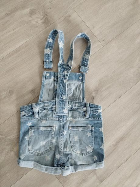 Riflové kraťasy na traky, h&m,110