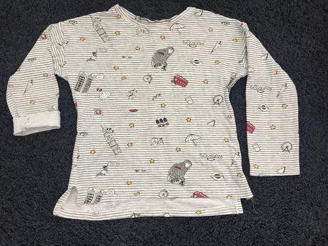 Tricko s obrazkami londyna, zara,116