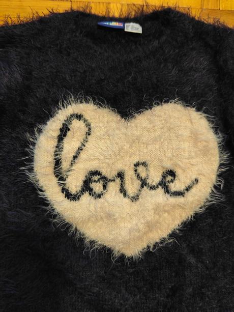 Krásny huňatý svetrík+ hebunka mikina 6/6 rokov, lupilu,116