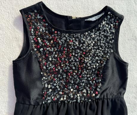 Šaty s flitrami, lindex,128