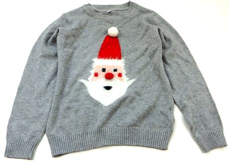 Pulovrík sivý s mikulášom, marks & spencer,122