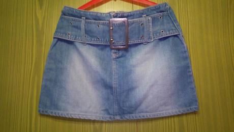 Riflová sukňa m-l, m