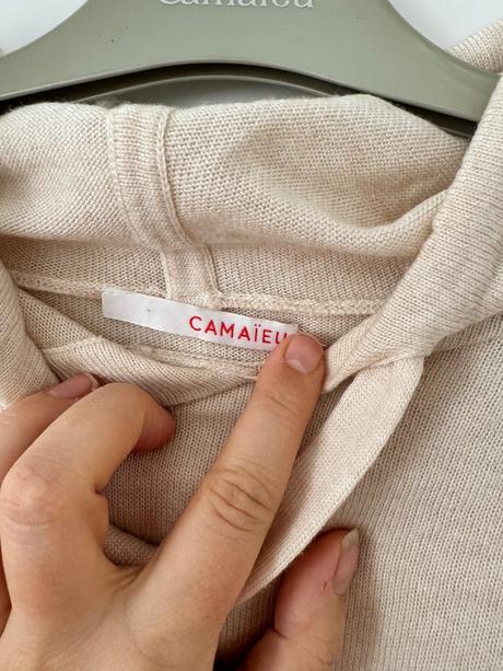 Basic beźova mikinka, camaieu,m