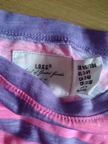 Trička 4ks hm 98/104- malo nosene, h&m,98