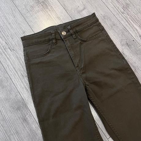 Khaki skinny jeans, h&m,34