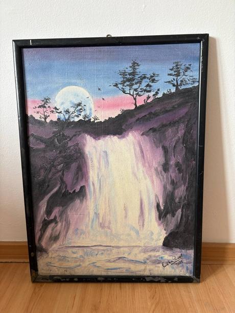 Maľovaný obraz čučka pavol 1995, 