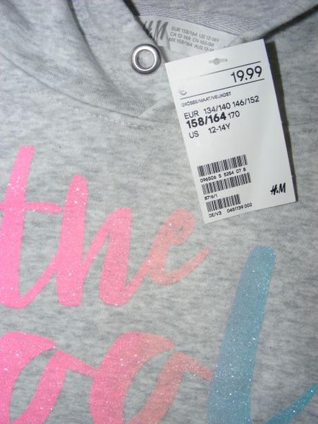 Mikina zn. h&m - 146/152 - 158, h&m,146 / 152 / 158