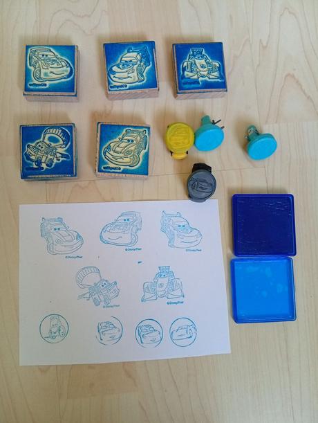 Pečiatky mcqueen, pexeso mcqueen, 