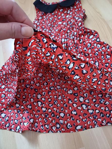 Srdiečkové tenke letne šaty, matalan,116