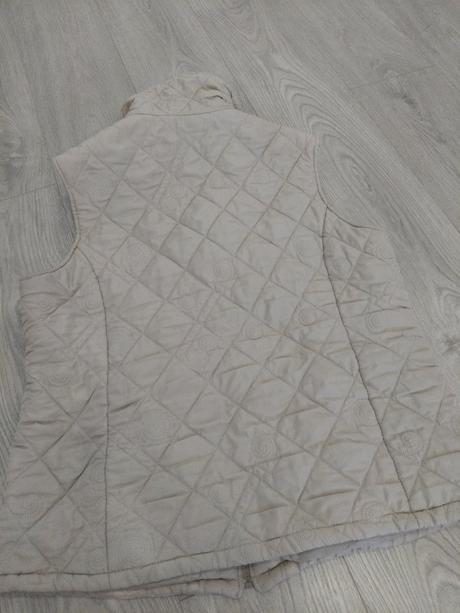 Krémová vesta xxl, xxl