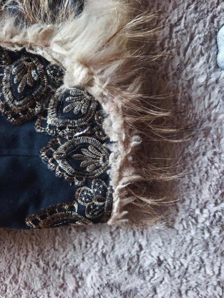 Nádherná vesta s líšky myvalovej, s