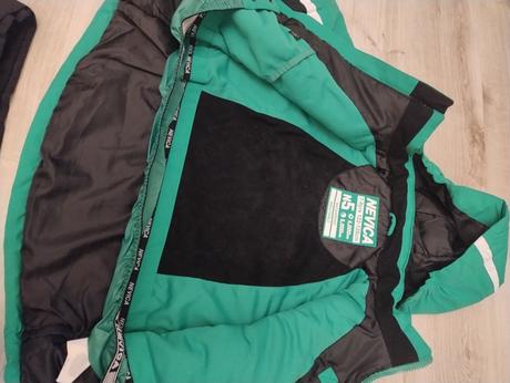 Lyžiarska vetrovka + otepovacky, 128