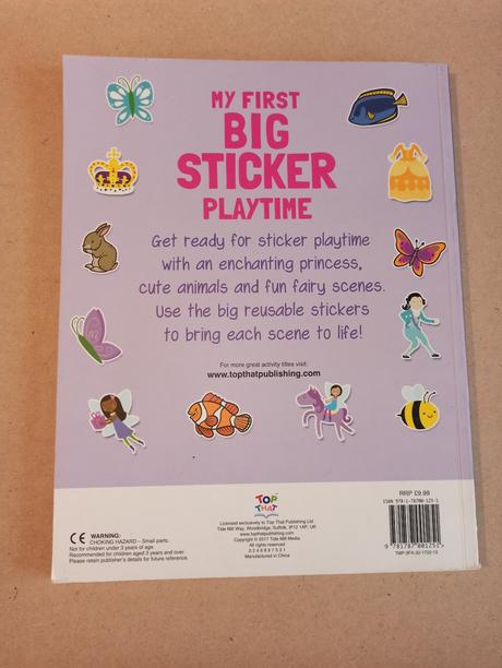 My first big sticker playtime, 