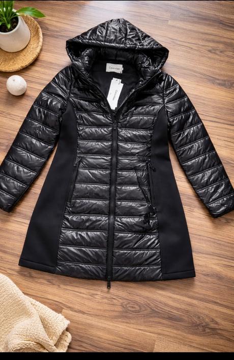 Calvin klein prekrasna damska zimna bunda, calvin klein,40 / l