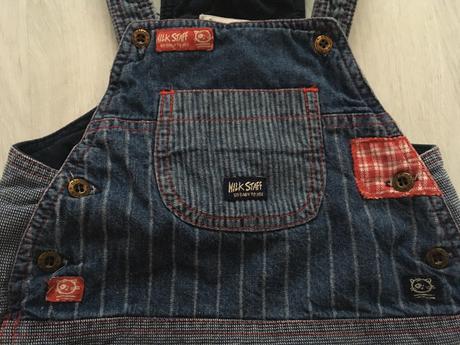 Riflová suknička na tráky, 74