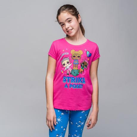 Komplet tričko a legíny lol, 110 / 116 / 128