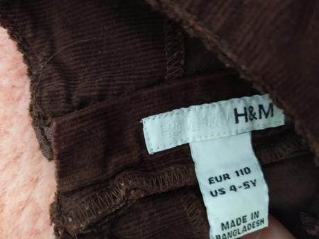 Šaty na jeseň, h&m,110