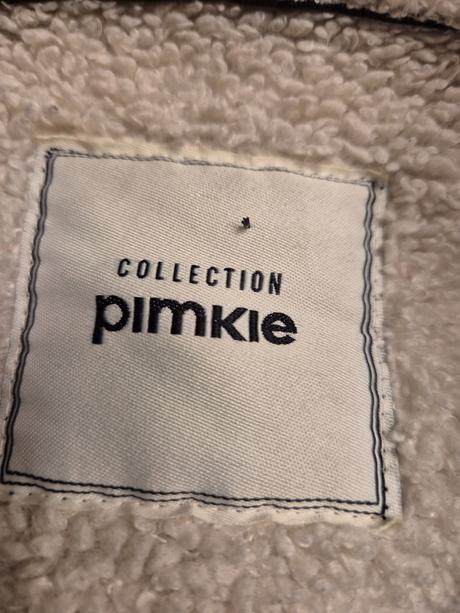 Kožený kabát s kožušinou, pimkie,s