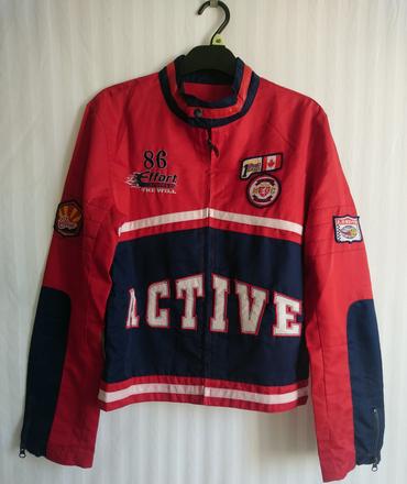 Prechodná červeno modrá bunda, skyblue, 164