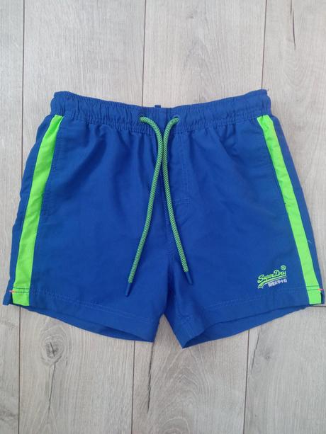 Neónovo-zeleno-modré plavky superdry (s), superdry,s