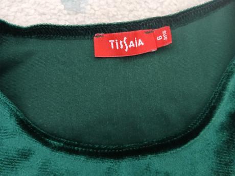 Vianocne zamatove saty 116, 116