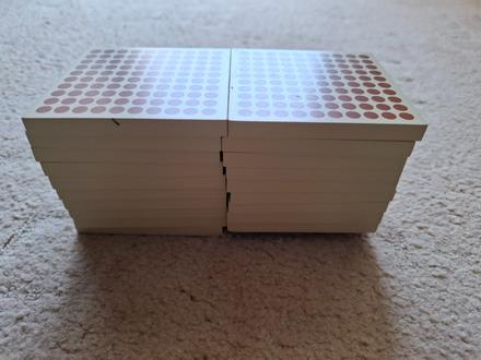 Stovkove stvorce 20 ks montessori,