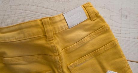 Kraťasy 7/8rokov, 122/128, mango,128