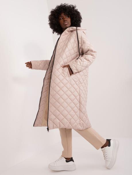 Dámska prechodná bunda hana pudrová, l / m / s / xl