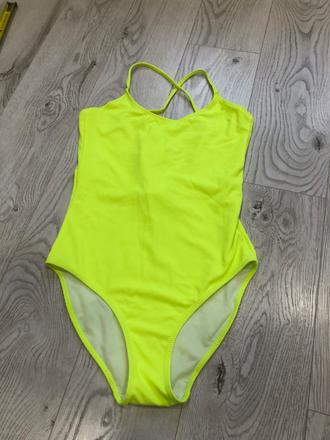 Neonovo zelene plavky 158/164, pepco,158