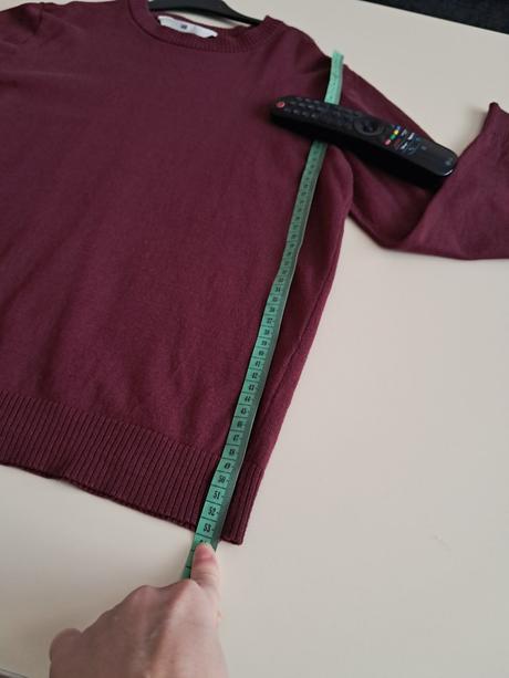 Svetrík burgundy h&m v.146/152, h&m,146