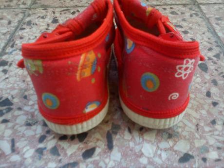Papučky červ.baťa, baťa,17