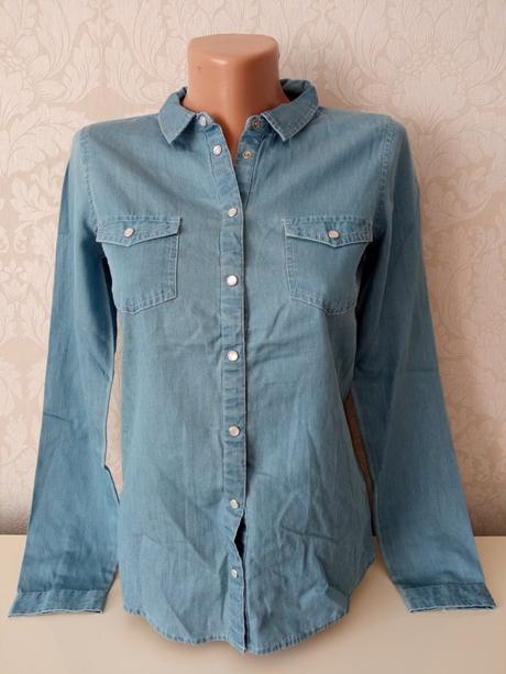 Dievčenská džínsová košeľa lola liza (158-164), 158 / 164