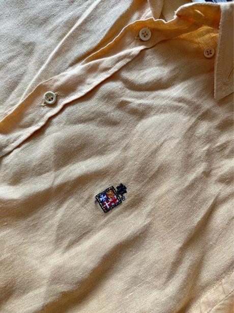 Ľanová horčicová košela xl, xl