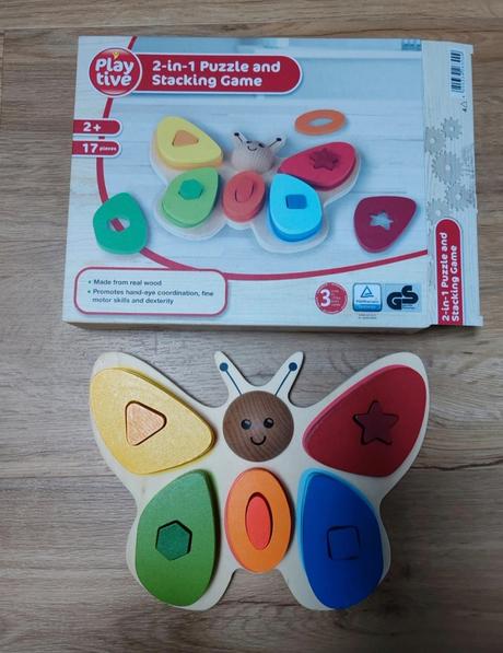 Drevena skladacka motyl, 