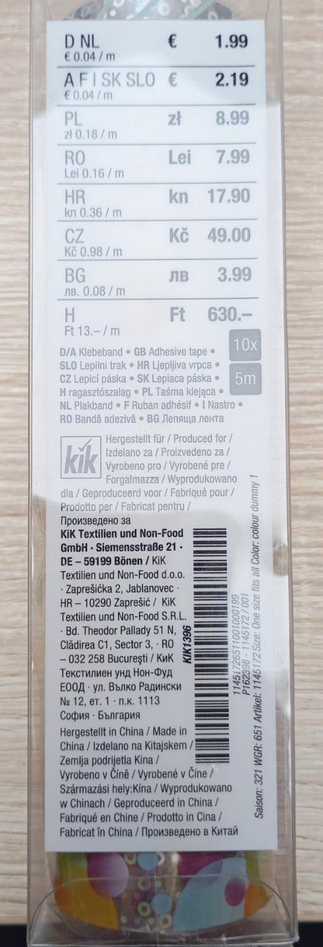 Sada dekoratívnych lepiach pások, 