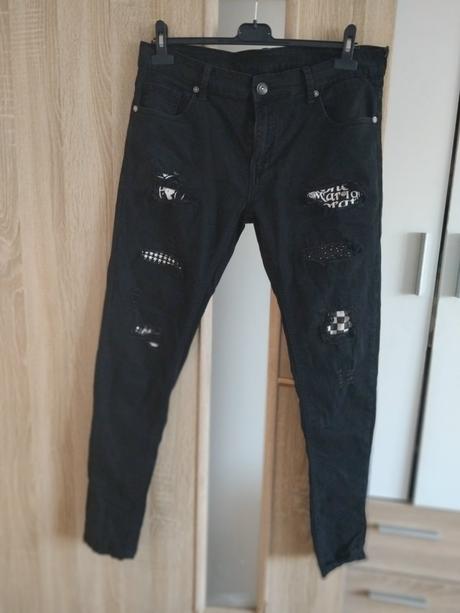 Rifle čierne xl, xl