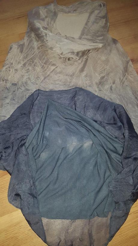 Padavý modrosivý top, 40