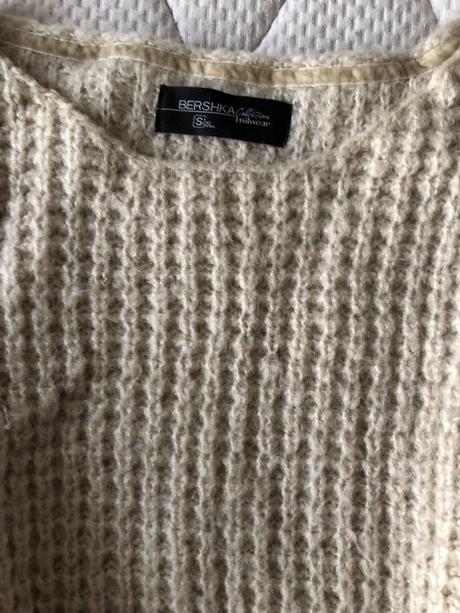 Hruba strikovana tunika, bershka,s