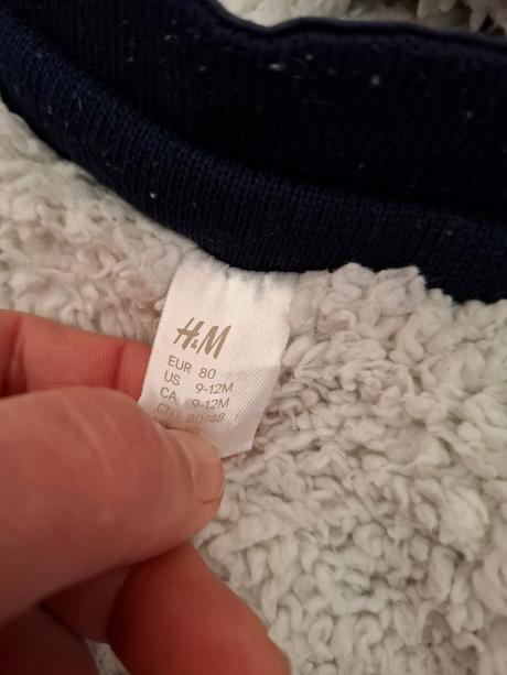 Mikinkový kabátik h&m, h&m,80
