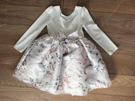 Slávnostné šaty s balónovou sukňou, h&m,122