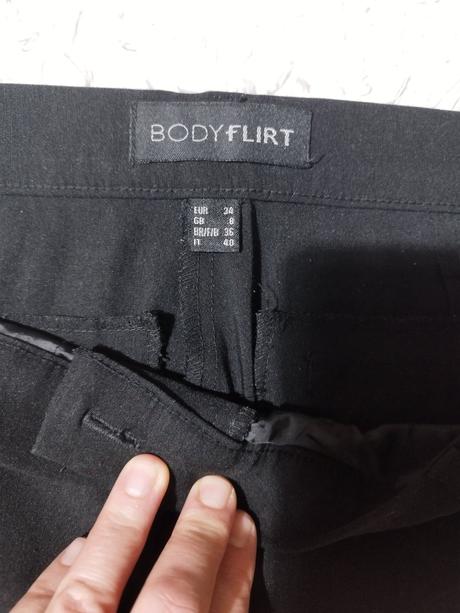 Čierne nohavice bonprix, bonprix,34