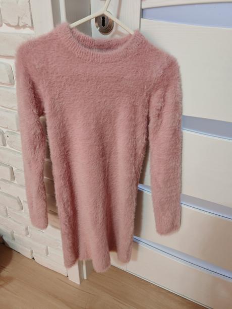 Teplucky dlhý pulóver/šaty 140/146, 140