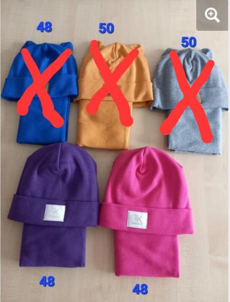 Zimný komplet čiapka a nákrčník, 48